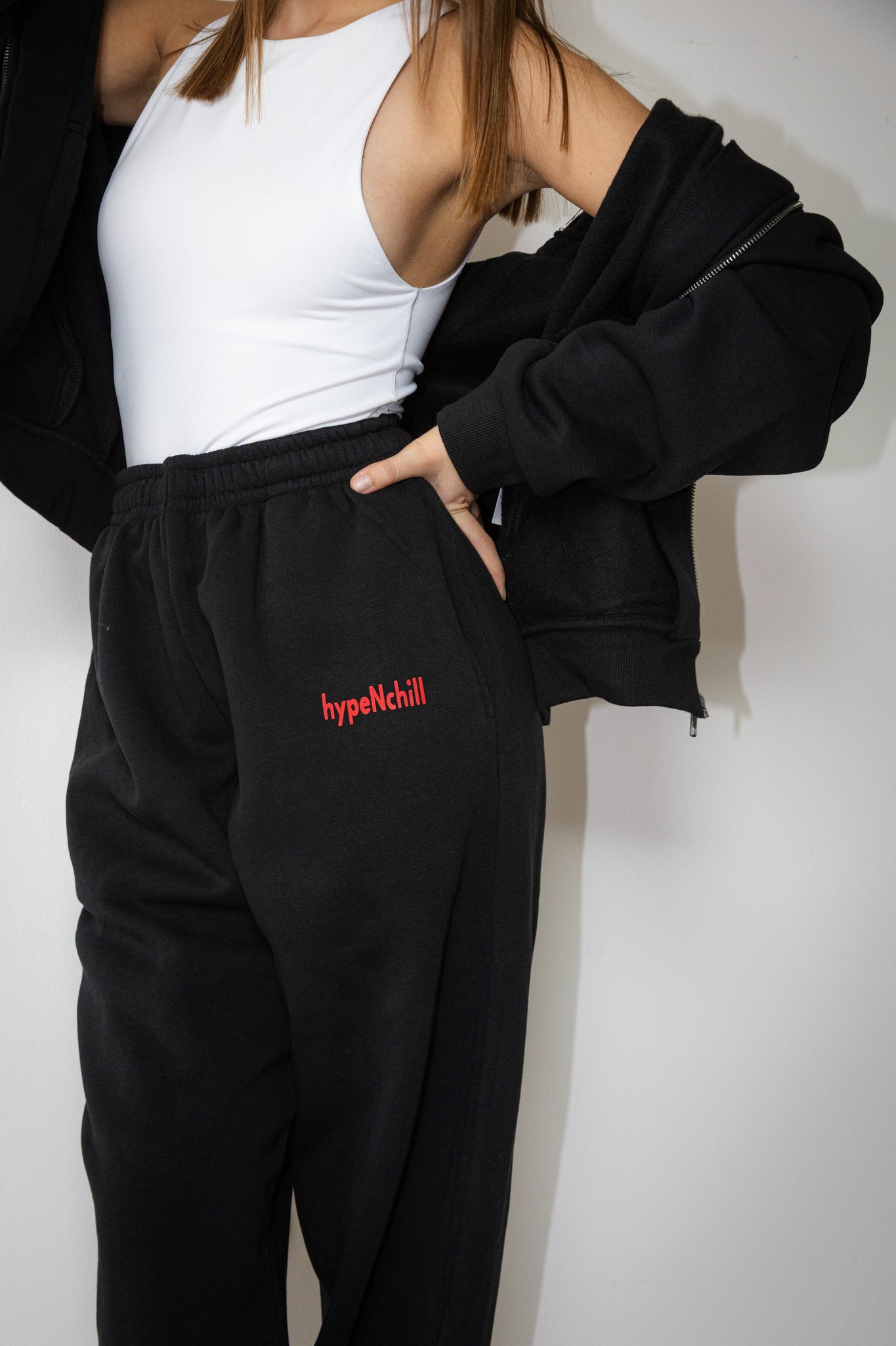 Pantalon Hoodie Noir