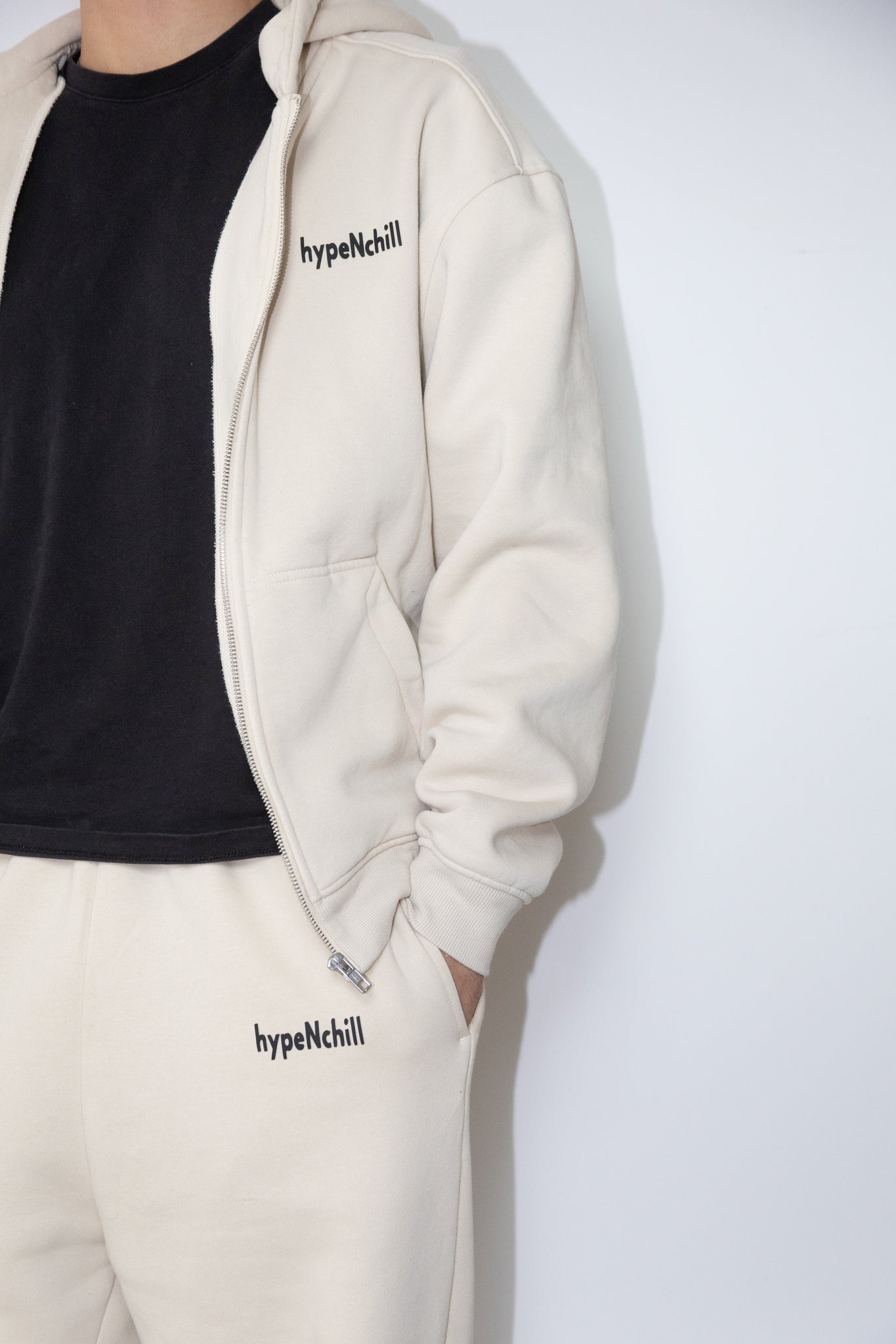 Ensemble Hoodie Beige