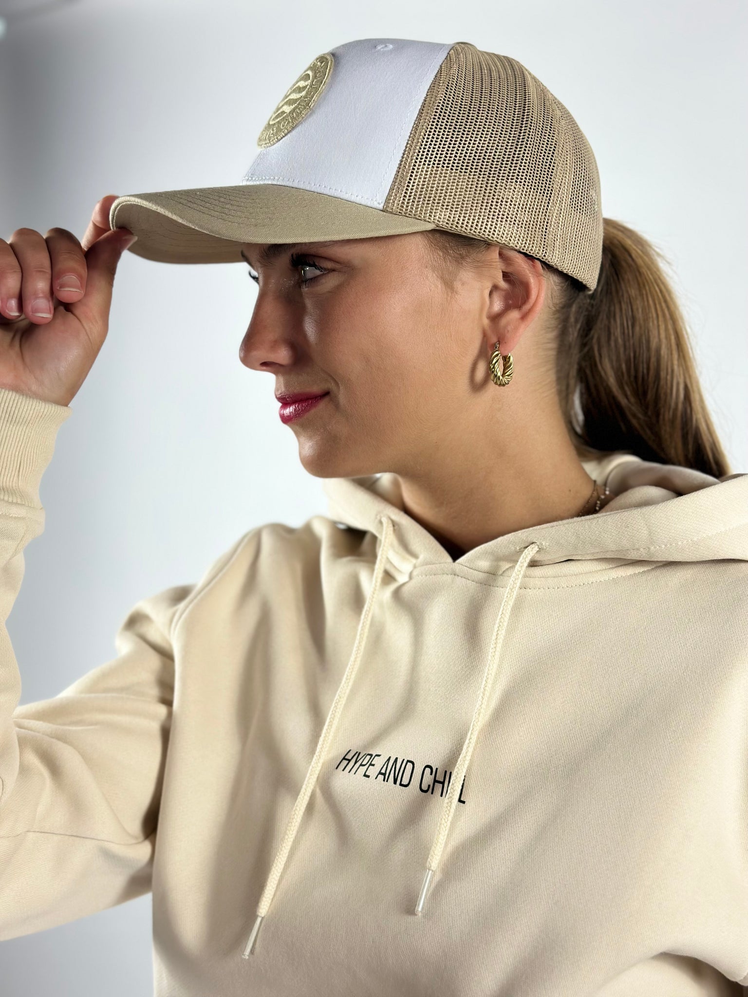 Pull à capuche  MIXTE( Sahara)
