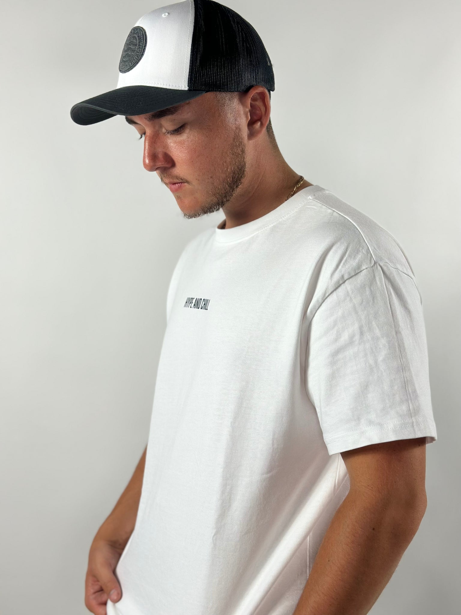 T-shirt oversize MIXTE ( blanc )
